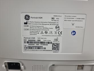 GE Portrait VSM Vital Signs Monitor on Rollstand - 3