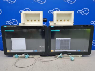 2 x Philips IntelliVue MX800 Patient Monitor