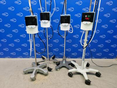 4 x Vapotherm Precision Flow Humidifier on Rollstand