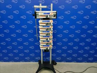 7 x BD Alaris neXus CC Syringe Pump on Carefusion Alaris DS Workstation