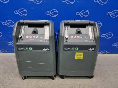 2 x AirSep VisionAire 5 Oxygen Concentrator