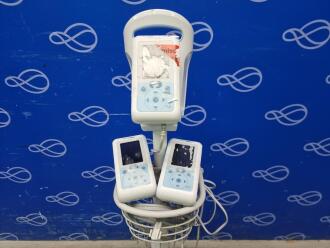 3 x Welch Allyn ProBP 3400 Series Blood Pressure Monitor on 1 x Rollstand