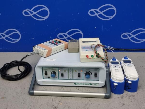 Quantity of Nerve Stimulation Equipment and 2 x Covidien Genius Thermometers