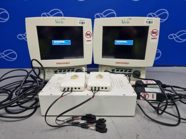2 x Medrad Veris 8600 MR Monitoring System Remote Display