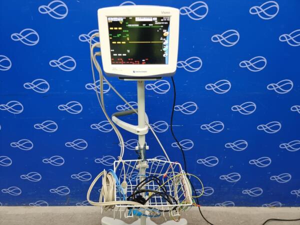 Nihon Kohden Vismo Bedside Patient Monitor on Rollstand