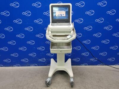 Philips Pagewriter TC50 ECG Recorder on Trolley
