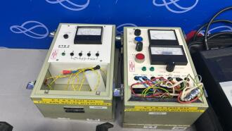 Farnell Stabilised Power Supply, Bio-Tek NIBP Monitor Tester, Merton QA-90 Mk2 Saferty Analyser, 2 x Eschmann ETS 2 Electrosurgical Test Set, Seaward Europa Plus PAT Tester - 3