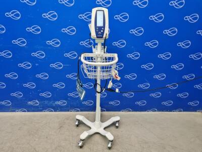 Welch Allyn 42MOB Spot Vital Signs Monitor on Rollstand