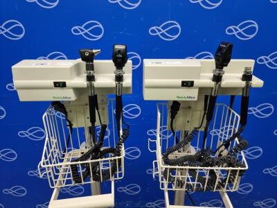 2 x Welch Allyn Ophthalmic Unit on Rollstand