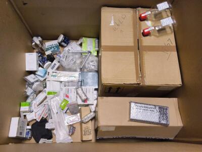 Quantity of Assorted Mixed Consumable/Orthopedic/Medical Items