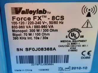 Valleylab Force FX-8CS Diathermy on Trolley - 3