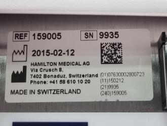 Hamilton S1 Ventilator on Trolley - 4