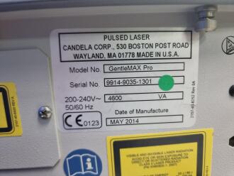 Candela GentleMax Pro Hair Removal Laser - 6