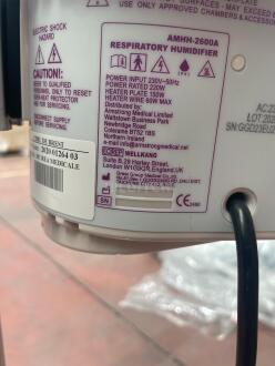 Armstrong Medical Aquavent Humidifier - 7