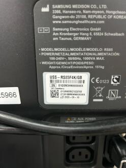 Samsung RS85 Ultrasound System - 6