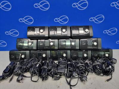12 x ResMed AirSense 10 Elite CPAP