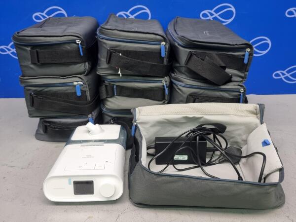 10 x Philips Dreamstation C-PAP in Storage Bag, 3 x Dreamstation Humidifier