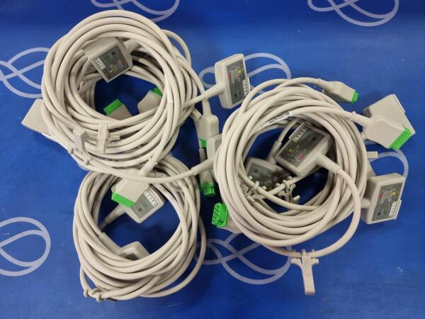 10 x GE 12-Lead ECG Trunk Cable