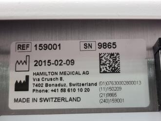 Hamilton S1 Ventilator on Trolley - 4