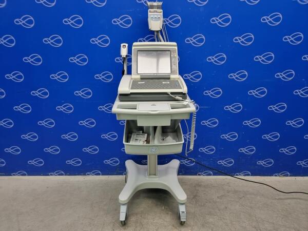 GE MAC 5500 HD ECG Recorder on Trolley