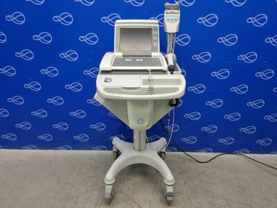 GE MAC 5500 ECG Recorder on Trolley