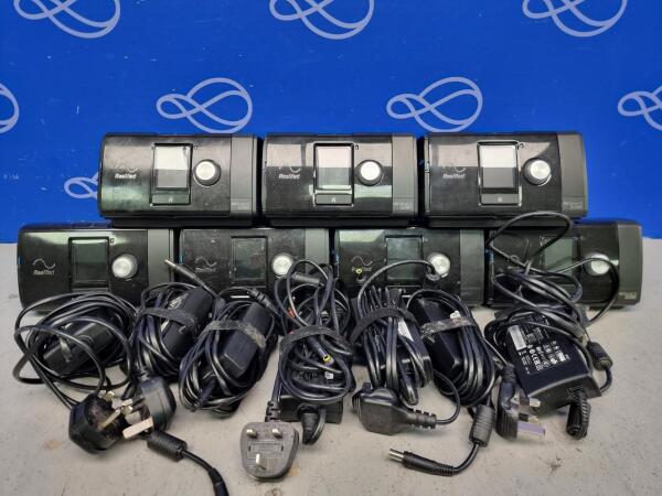 7 x ResMed AirSense 10 Autoset CPAP