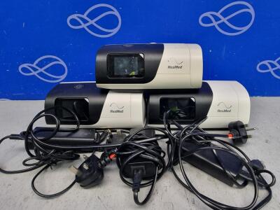 3 x ResMed AirSense 11 Elite CPAP