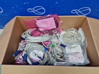 Quantity of Assorted GE Patient Monitoring Cables