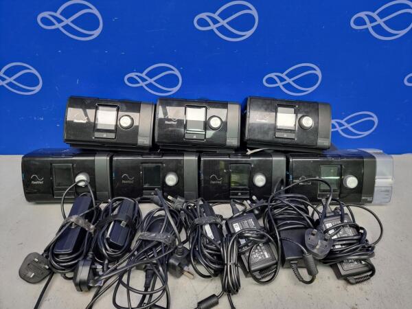 7 x ResMed AirSense 10 Elite CPAP