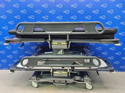 2 x Anetic Aid QA3 Patient Trolley