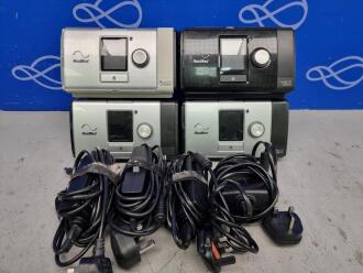 3 x ResMed Lumis 150 VPAP-STA & 1 x ResMed AirCurve 10 CS Pacewave CPAP