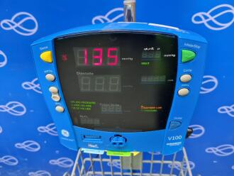 3 x GE Carescape Dinamap V100 Vital Signs Monitor on Rollstand - 2