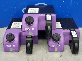 3 x Datex Ohmeda Aladin 2 Isoflurane Vaporiser