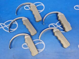 5 x Karl Storz 8401 HX C-MAC Laryngoscope Blade and Handle