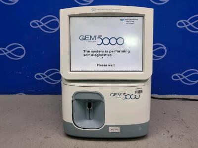 Instrumentation Laboratory GEM Premier 5000 Blood Gas Analyser - No HDD