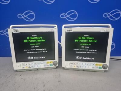 2 x GE B40 Patient Monitor