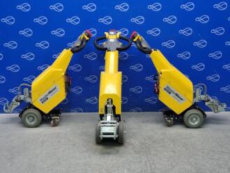 3 x Mastermover SM100+ Powered Cage Mover