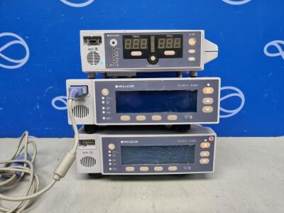2 x Nellcor N-600x and 1 x Nellcor N-560 Pulse Oximeter