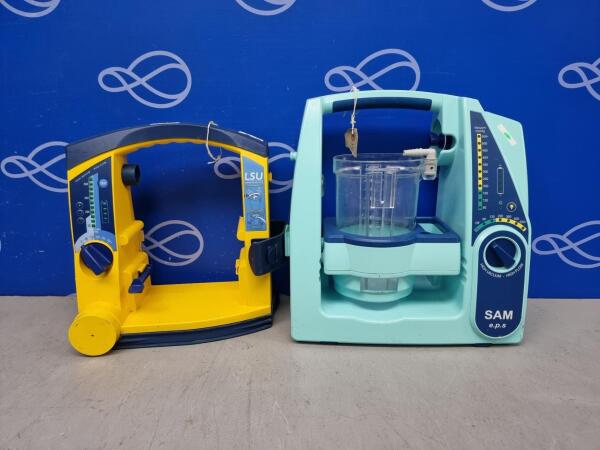 1 x SAM e.p.s and 1 x Laerdal LSU Suction Unit