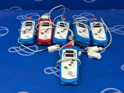 6 x Massimo SET Rad 5v Portable SPO2 Monitors