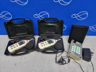 2 x Mercury TSL01 Sound Level Meter & Soundbyte Solutions Parrot Speech-in-Noise Test System