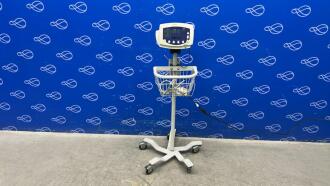 Welch Allyn 53N00 Vital Signs Monitor on Rollstand