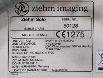 Ziehm Imaging Solo C-Arm Imaging System in Transport Case - 10