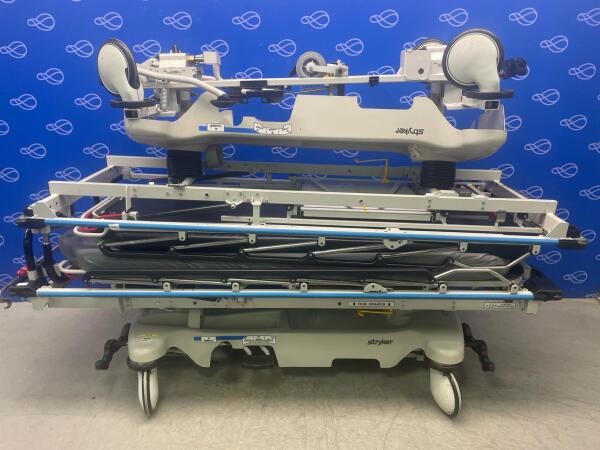 2 x Stryker 1207 Trauma Stretcher Trolleys
