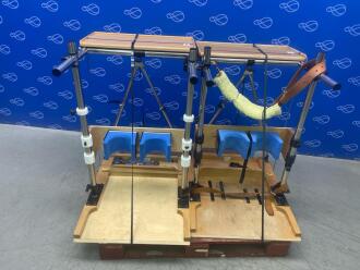 2 x Unbranded Wooden Standing Frames