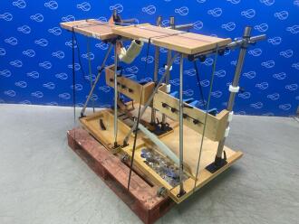 2 x Unbranded Wooden Standing Frames - 2