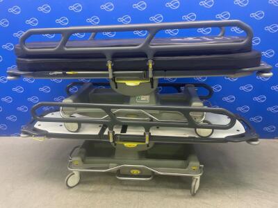2 x Anetic Aid QA3 Patient Trolleys