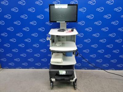 Toshiba IK-HD2E Camera Control Unit and Toshiba 3CCD 1080i Camera on Stack Trolley