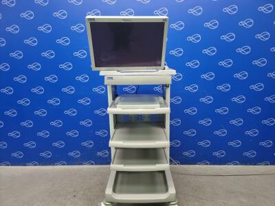Karl Storz Stack Trolley with Storz Wideview HD Monitor