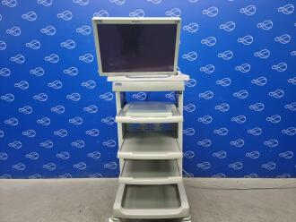 Karl Storz Stack Trolley with Storz Wideview HD Monitor